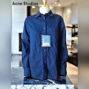 Acne Studio Dark Blue Shirt Retail 300$
